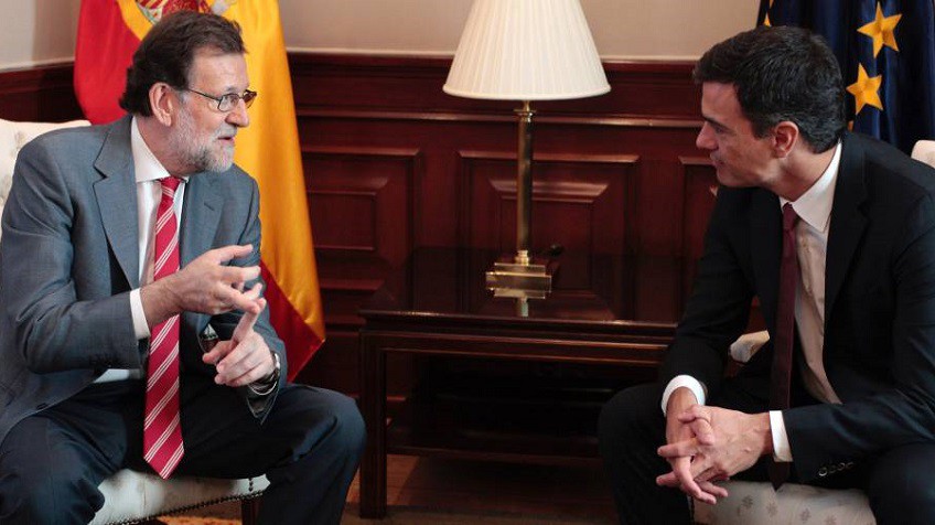 Pedro Sánchez y Mariano Rajoy. Foto: elpais.com