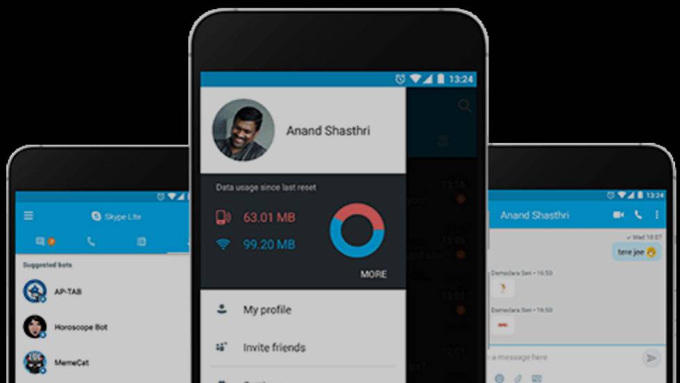 facebook skype app for android