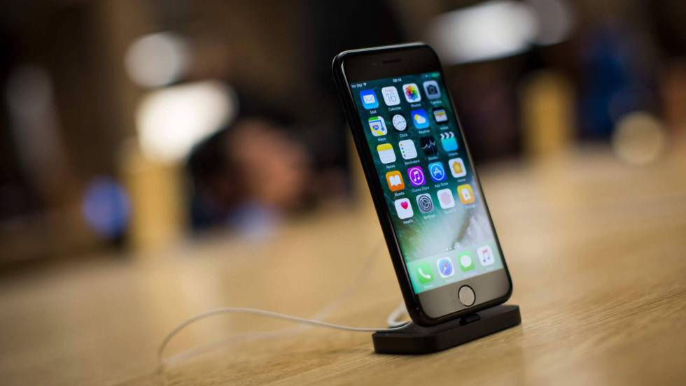 The iPhone 7 from Apple in one of their stores. JACK TAYLOR (AFP) (GETTY-QUALITY)